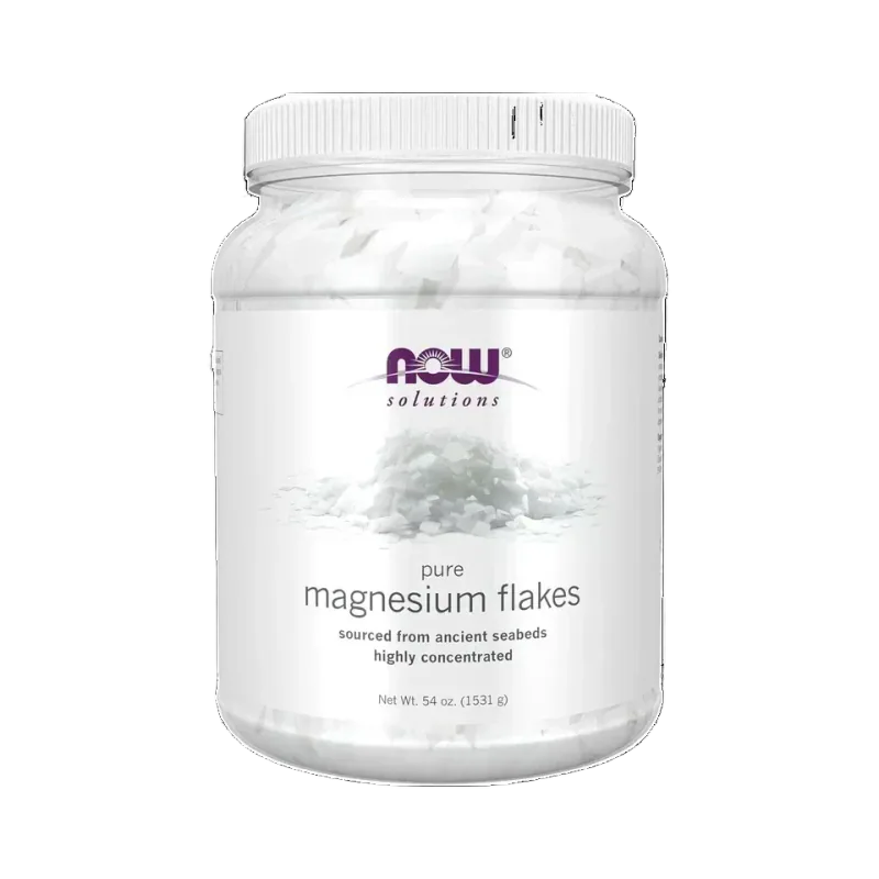 NOW Solutions Magnesium Flakes, 54 oz