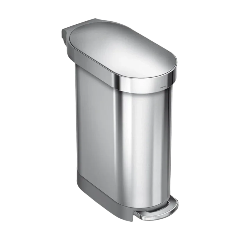 simplehuman 45L Slim Hands-Free Step Can
