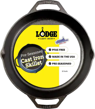 Lodge Dual Handle Cast Iron Pan