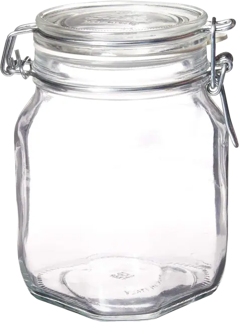 Bormioli Rocco Fido Jars 1L (4-pack)