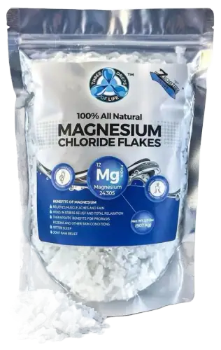 Three Drops of Life Magnesium Chloride Bath Flakes, 2 lb
