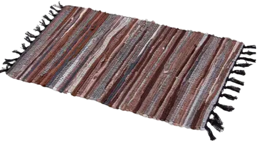 HomDSim Cotton Handmade Chindi Rag Rug