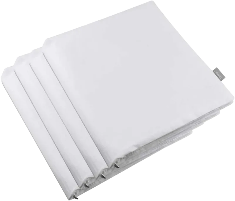 100% Cotton Decorative Throw Pillow Covers, 4-Pack
