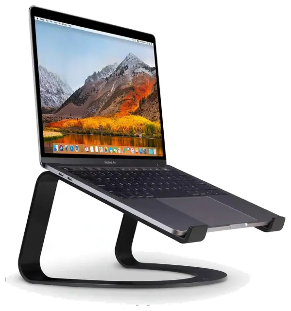 Twelve South Curve Aluminum Laptop Stand, Matte Black