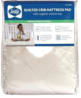 Sealy Baby Organic Waterproof Crib Mattress Protector