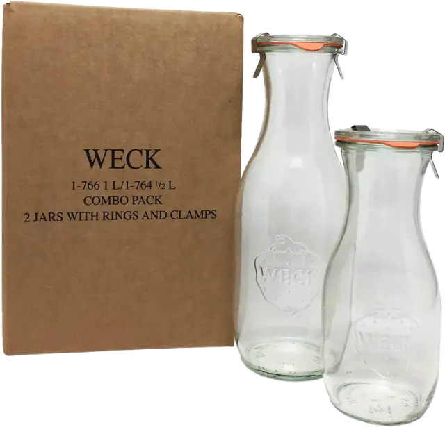 WECK Juice Jar Combo (1L and 0.5L)