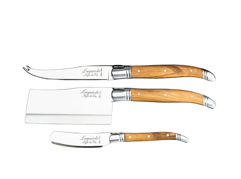 Laguiole en Aubrac Cheese Knife Set (authentic)