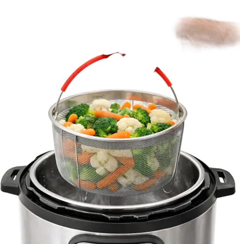 Salbree Stainless Steamer Basket for 6 Qt Instant Pot