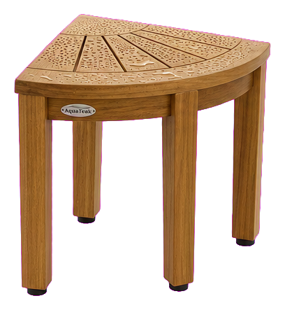 AquaTeak Kai OptiAREA 12-Inch Teak Shower Foot Rest