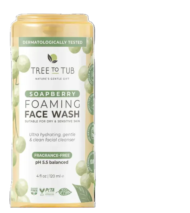 Tree To Tub Sensitive Skin Face Wash (Soapberry)