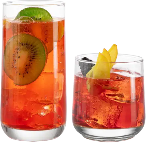 Libbey Ascent Tumbler & Rocks Glasses, Set of 8