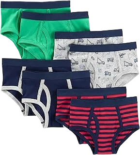 Simple Joys by Carter’s Cotton Underwear — Trucks, 8-Pack, Size 8