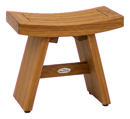 AquaTeak Asia 13-Inch Teak Shaving and Washing Foot Rest