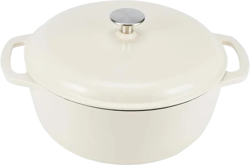 Amazon Basics Enameled Cast Iron Dutch Oven, 6 Qt
