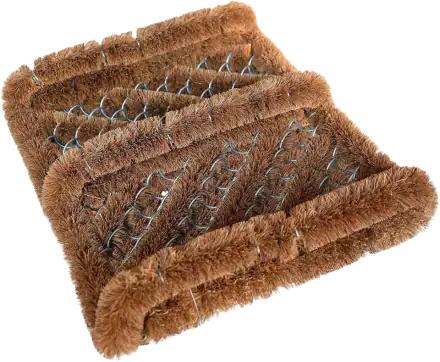 NINAMAR Coir Boot Scrubber — 13 × 12 in