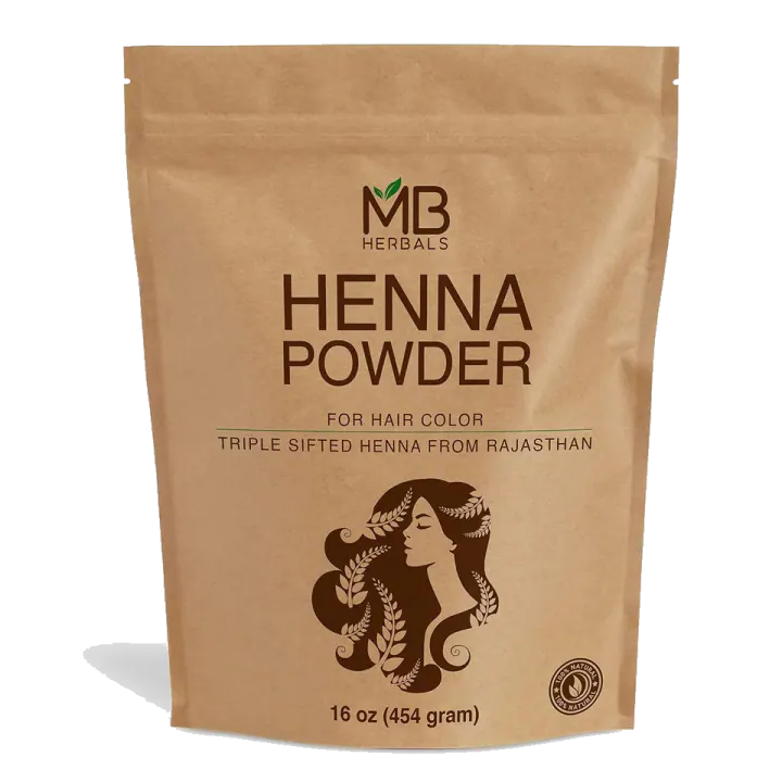 MB Herbals Pure Henna Powder (454 g)