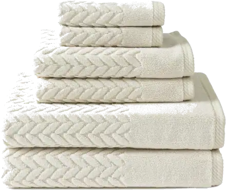 Texere 6-Piece Organic Cotton Bath Towel Set — Birch