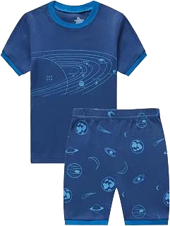 Family Feeling Cotton Summer Pajamas — Space, Size 10