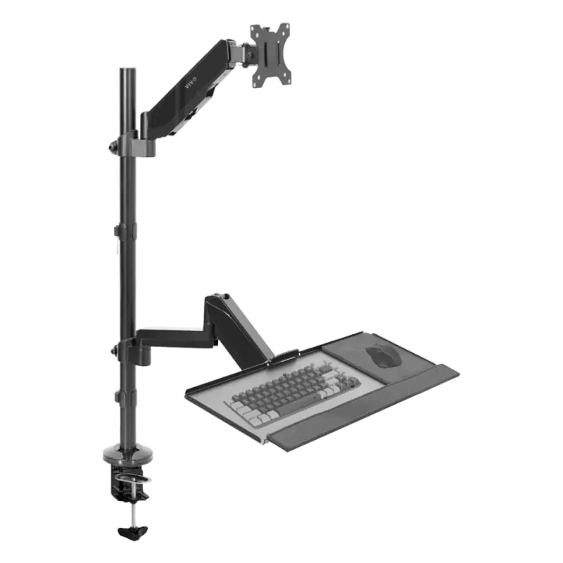 VIVO STAND-SIT1B Sit-Stand Monitor and Keyboard Mount