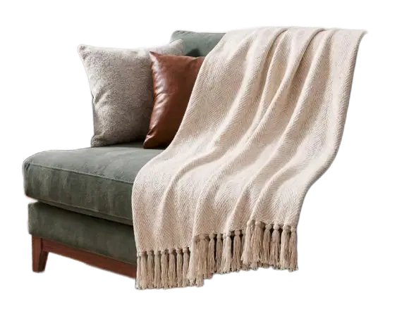 Americanflat Cotton Throw Blanket