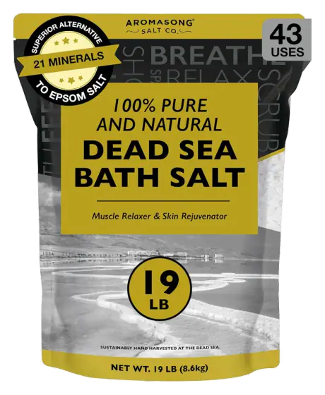 Aromasong Fine-Grain Dead Sea Bath Salt, 19 lb