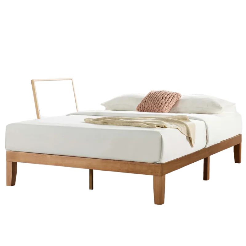 Mellow Naturalista Classic Solid Wood Platform Bed