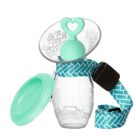 Bumblebee Silicone Manual Breast Pump with Milk Saver Stopper