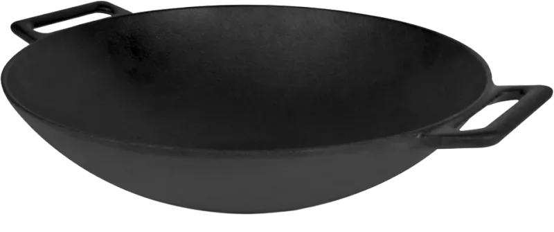 Jim Beam Pre-Seasoned Cast Iron Wok