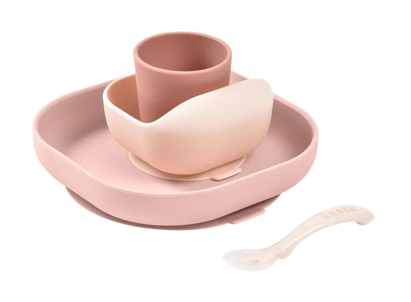 BEABA Silicone Baby Feeding Set
