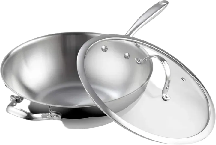 Cooks Standard Multi-Ply Clad Stainless Steel Wok