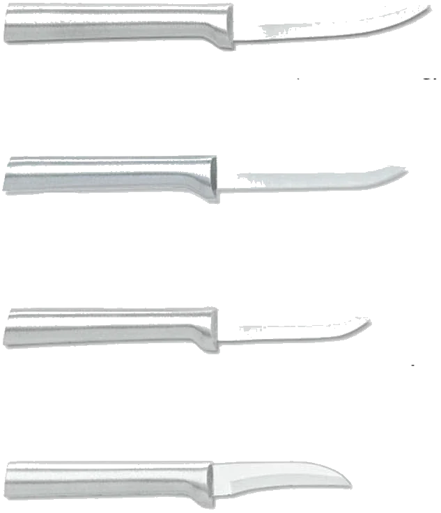 RADA Cutlery 4-Piece Paring Knife Set, Silver