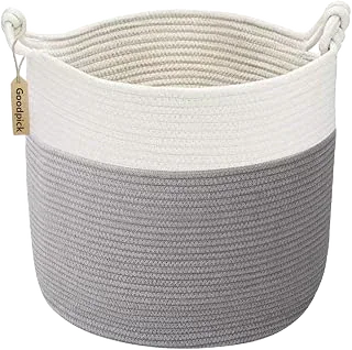 Goodpick 40L Cotton Rope Basket — Grey
