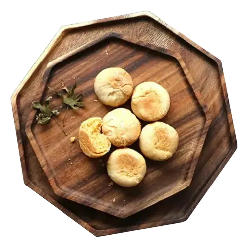 Renawe Acacia Wooden Serving Trays, Set of 2
