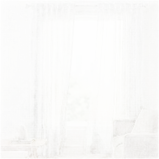 Ramanta Home White Cotton Light Filtering Curtains 50x84
