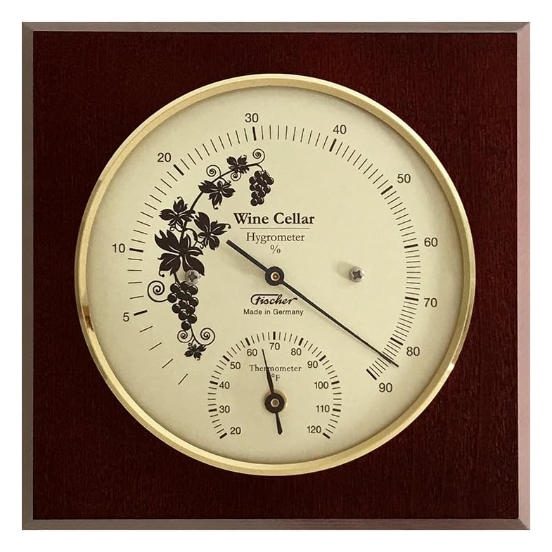 Fischer 1225HT-22 Wine Cellar Hygrometer and Thermometer
