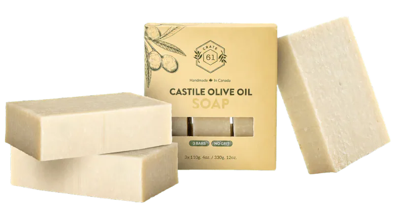 Crate 61 Unscented Castile Bar Soap