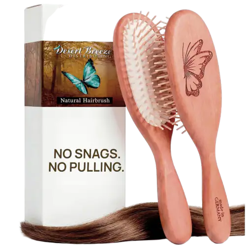 Desert Breeze Hornbeam Wood-Bristle Hair Brush
