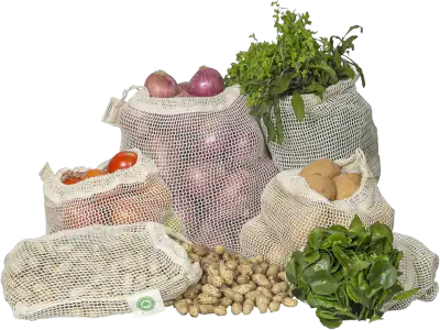 Reusable Mesh Produce Bags - 8 Pack