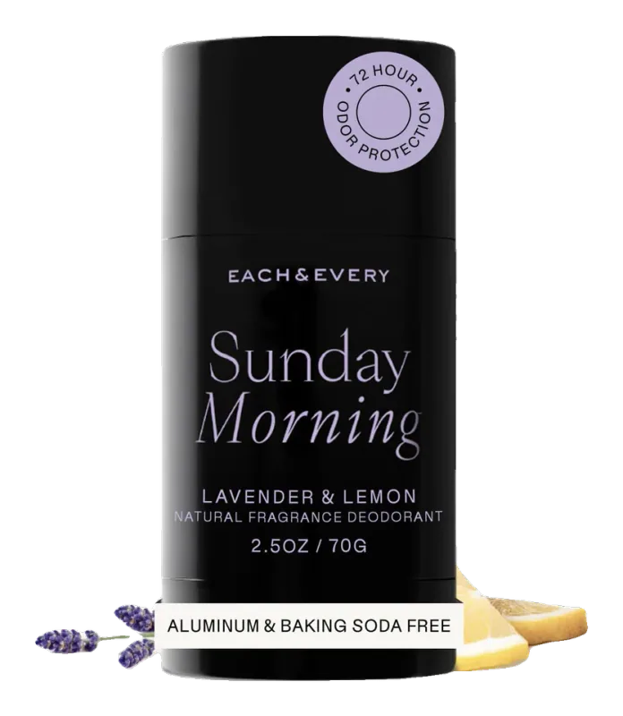 Each & Every Deodorant — Lavender and Lemon