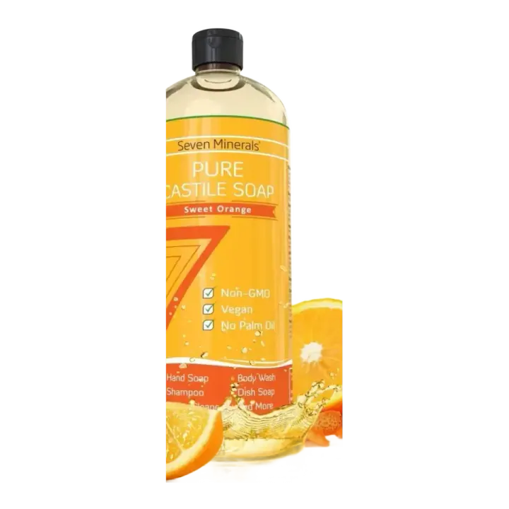 Seven Minerals Sweet Orange Castile Soap
