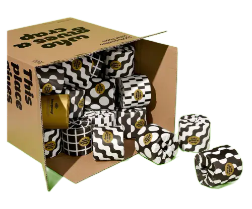 Who Gives A Crap 100% Bamboo Toilet Paper, 3-Ply