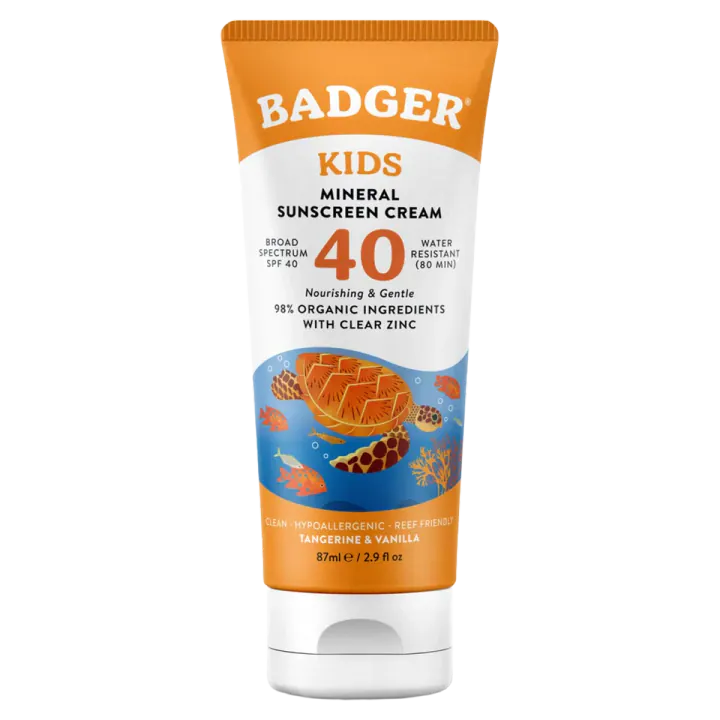Badger Kids Mineral Sunscreen Cream SPF 40