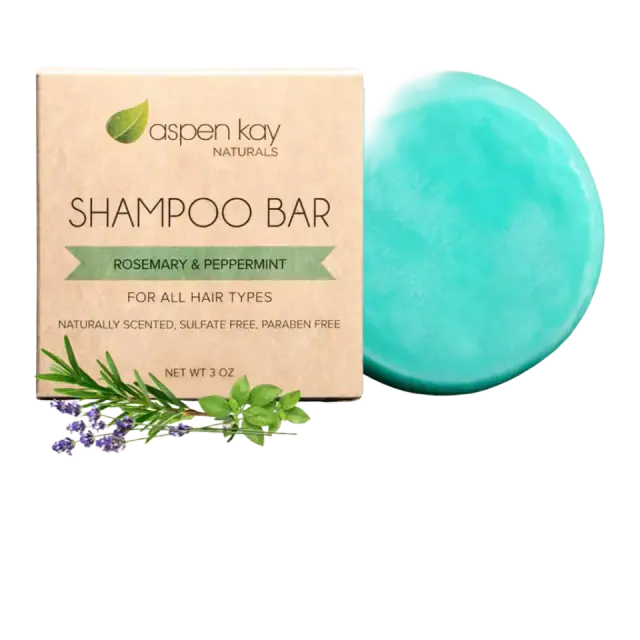 Aspen Kay Naturals Rosemary Peppermint Shampoo Bar