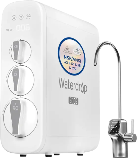 Waterdrop G3P600 Tankless Reverse Osmosis System