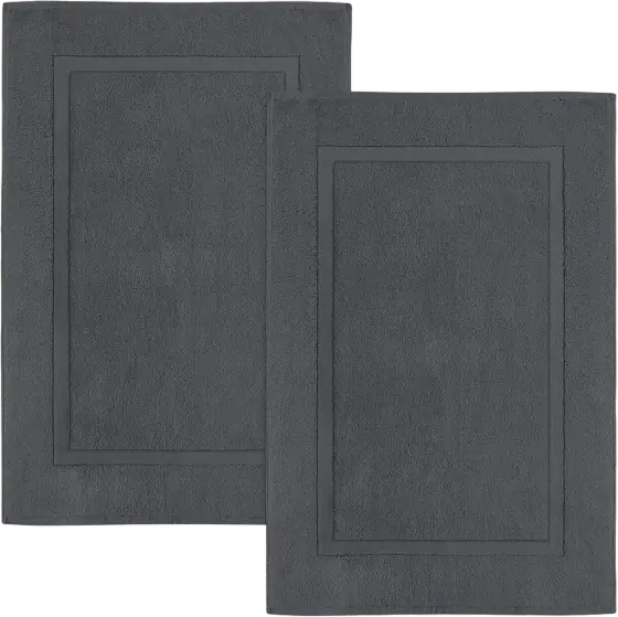 Utopia Towels Cotton Banded Rug, Bath Mats