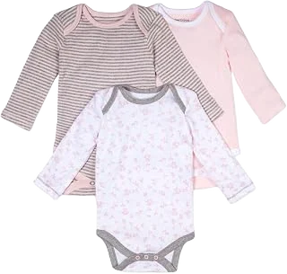 Burt’s Bees Baby Organic Cotton Bodysuits — Dusty Dandelions, 3M