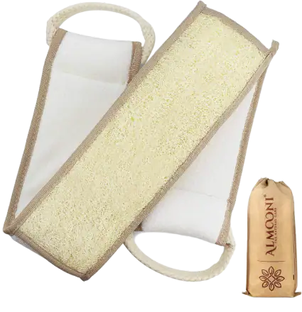 Almooni Natural Egyptian Loofah Back Scrubber