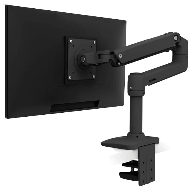 Ergotron LX Single Monitor Arm, Matte Black