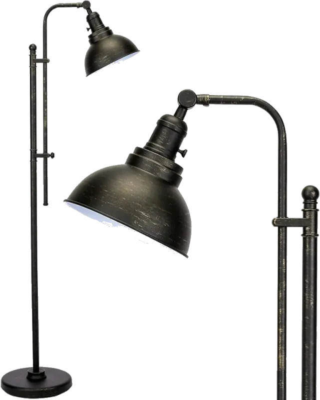 VONLUCE 65-Inch Adjustable Metal Floor Lamp — Aged Bronze