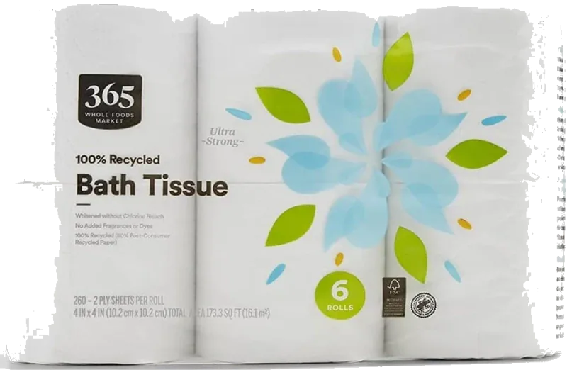365 by Whole Foods Market Recycled Bath Tissue — 6 Rolls